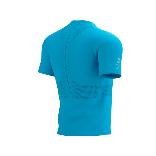 Футболка Compressport Trail half-zip AM00003B голубая L купить,NaN