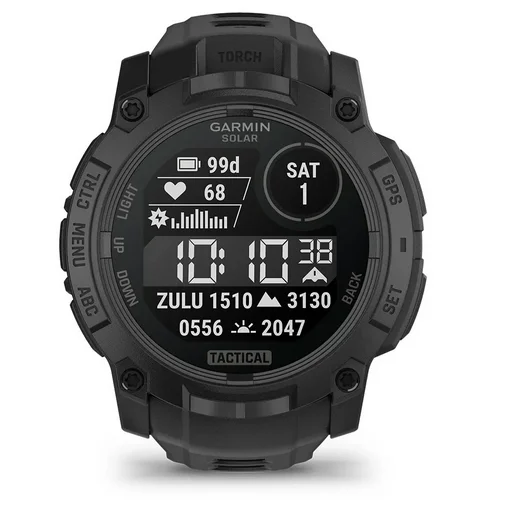 Смарт-часы Garmin Instinct 3 Solar Tactical 45 мм Black