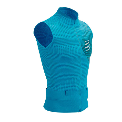 Футболка Compressport Trail Postural AM00177B голубая L купить,NaN
