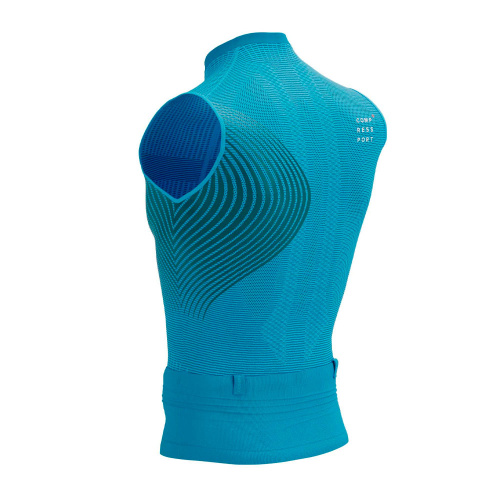 Футболка Compressport Trail Postural AM00177B голубая L купить,NaN