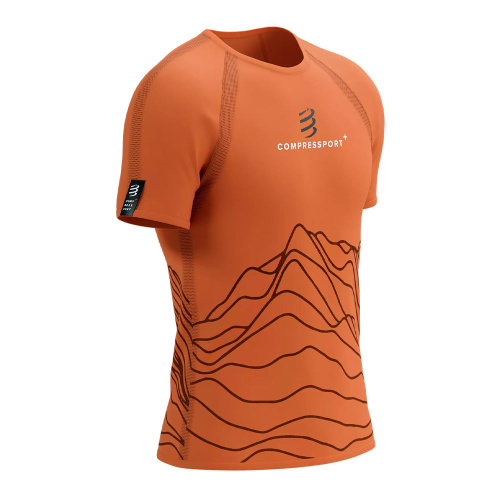 Футболка  Compressport Training AM00256L оранжевая M купить,NaN