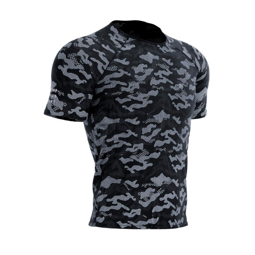 Футболка Compressport Training SS Tshirt AM00152B черно-серая S купить,NaN