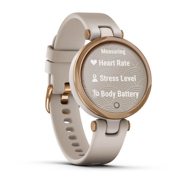 Смарт-часы Garmin Lily Sport 010-02384-11 24.5мм Rose Gold Light Sand Светло-бежевые