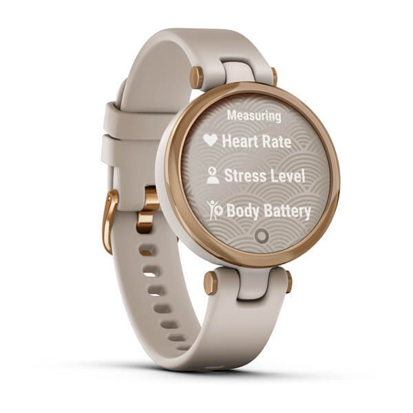 Смарт-часы Garmin Lily Sport 010-02384-11 24.5мм Rose Gold Light Sand Светло-бежевые купить,NaN