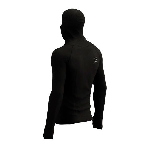 Футболка с длинным рукавом Compressport 3D thermo черная S купить,NaN