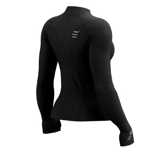 Футболка с длинным рукавом Compressport Winter Trail Postural черная M купить,NaN