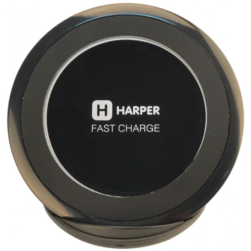 Беспроводная зарядка Harper QCH-200 черная купить,NaN