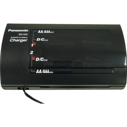 Зарядное устройство Panasonic BQ-550/1B для аккумуляторов AAA/AA/C/D/9V черное