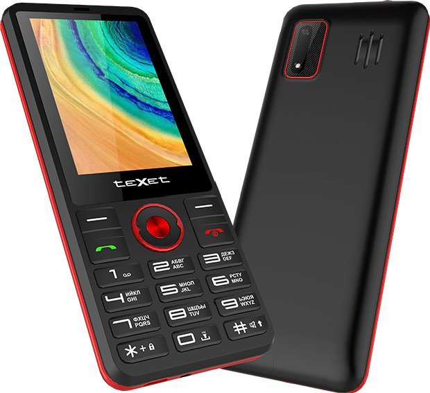 Мобильный телефон Texet TM-321 Black-Red купить,0