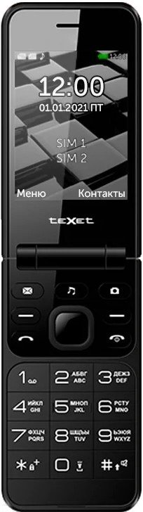 Мобильный телефон Texet TM-405 Black