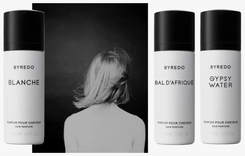 Byredo Blanche for hair парфюмированный спрей 75 мл, для женщин купить,85820