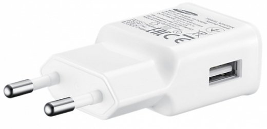 Зарядное устройство Samsung EP-TA20EWECGRU белое