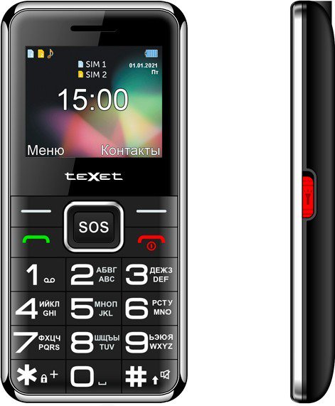 Мобильный телефон Texet TM-319 Black