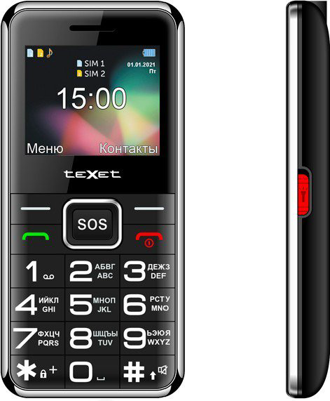 Мобильный телефон Texet TM-319 Black купить,NaN