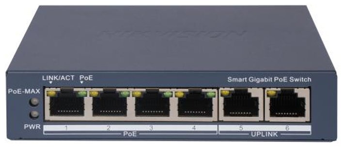 Коммутатор Hikvision DS-3E1506P-EI