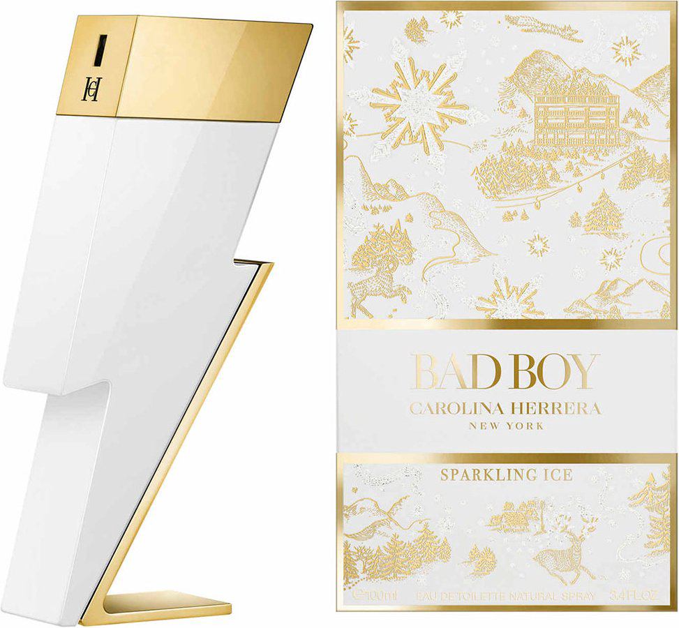 Carolina Herrera Bad Boy Collector Sparkling Ice туалетная вода EDT 100 мл, для мужчин купить,NaN