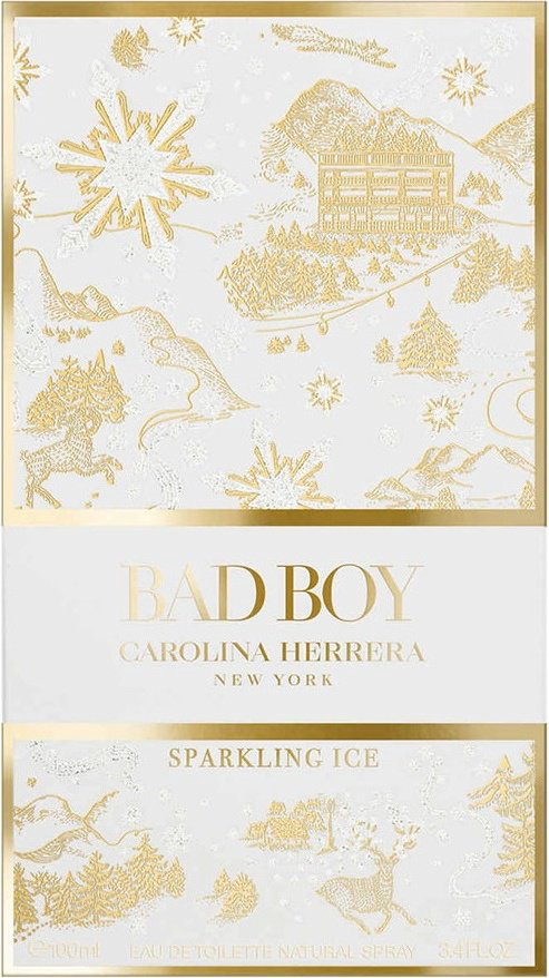 Carolina Herrera Bad Boy Collector Sparkling Ice туалетная вода EDT 100 мл, для мужчин купить,NaN