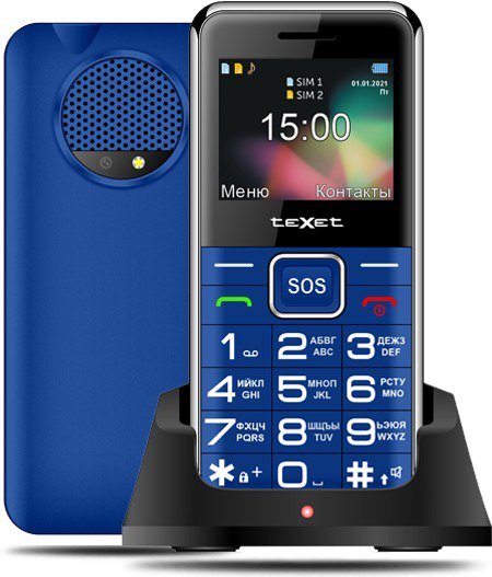 Мобильный телефон Texet TM-319 Blue купить,NaN