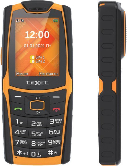Мобильный телефон Texet TM-521R Black-Orange