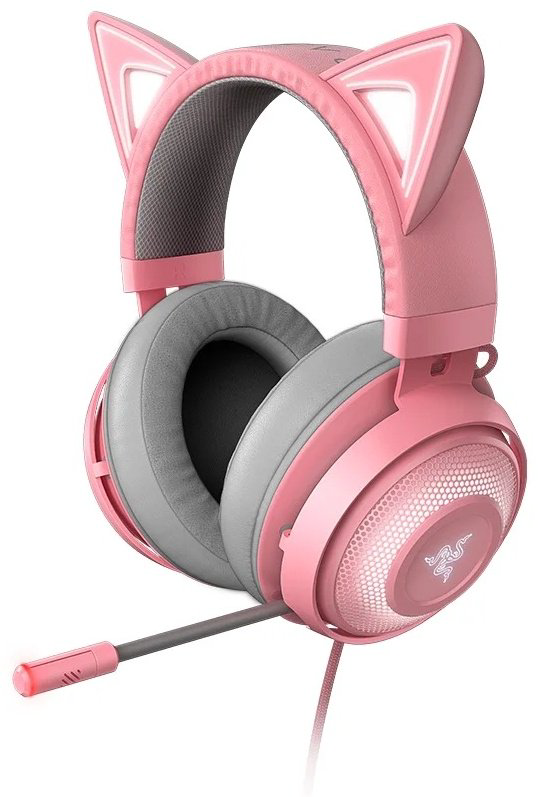 Наушники Razer Kraken Kitty Edition Quartz розовый купить,NaN