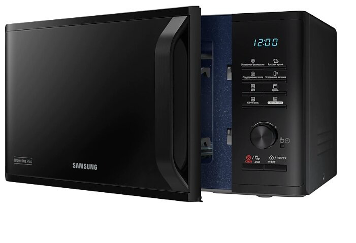 Микроволновая печь Samsung MG23K3515AK черная купить,NaN