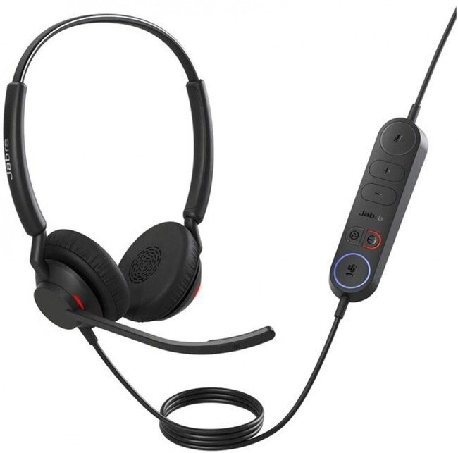 Наушники Jabra Engage 40 Inline Link USB-C UC Stereo, 4099-413-299 черный купить,NaN