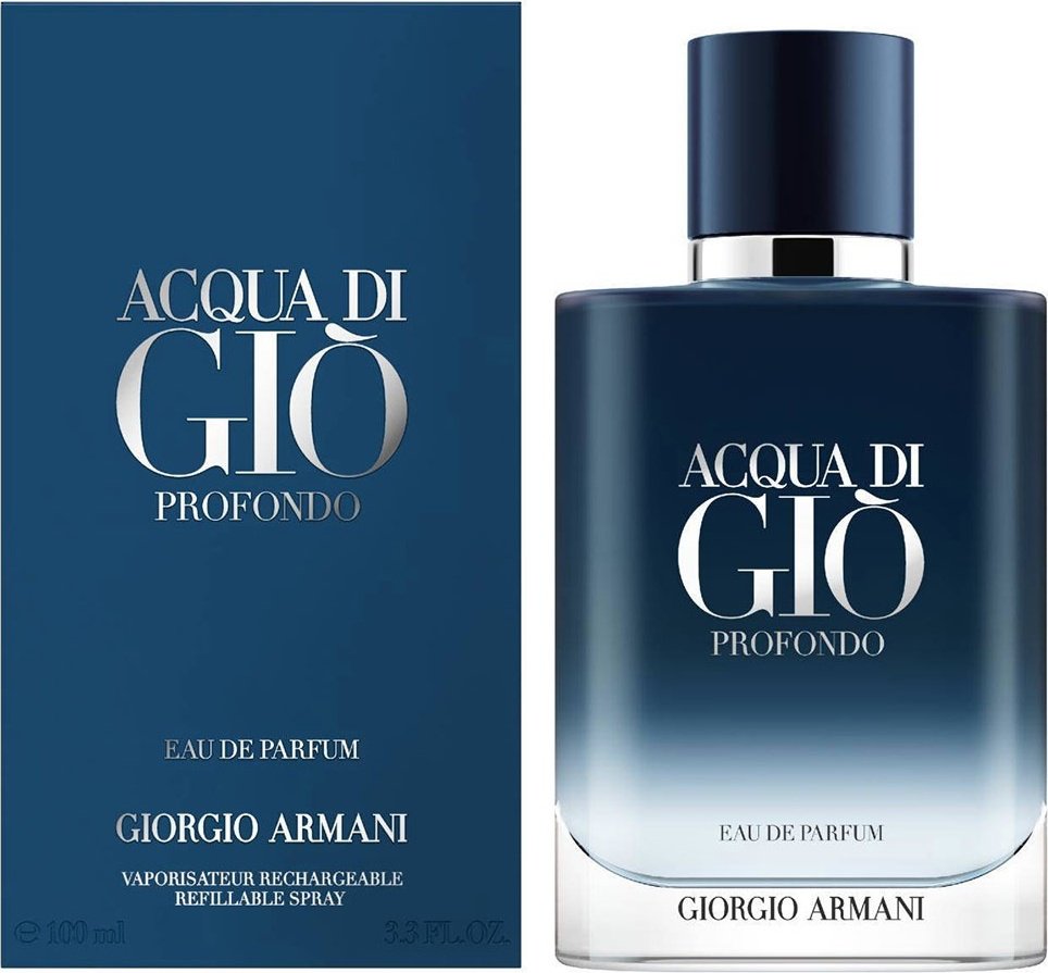 Giorgio Armani Acqua Di Giò Profondo Refillable парфюмерная вода EDP 100 мл, для мужчин купить,74900