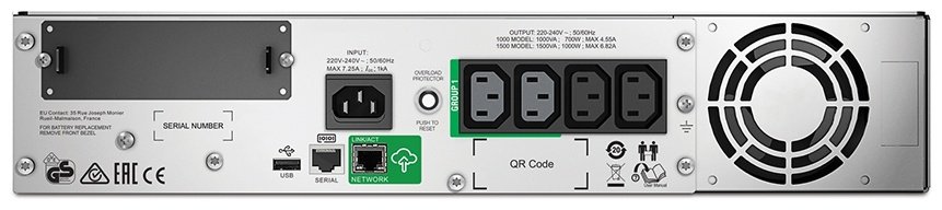 Источник бесперебойного питания APC by Schneider Electric SMT1500RMI2UC купить,0