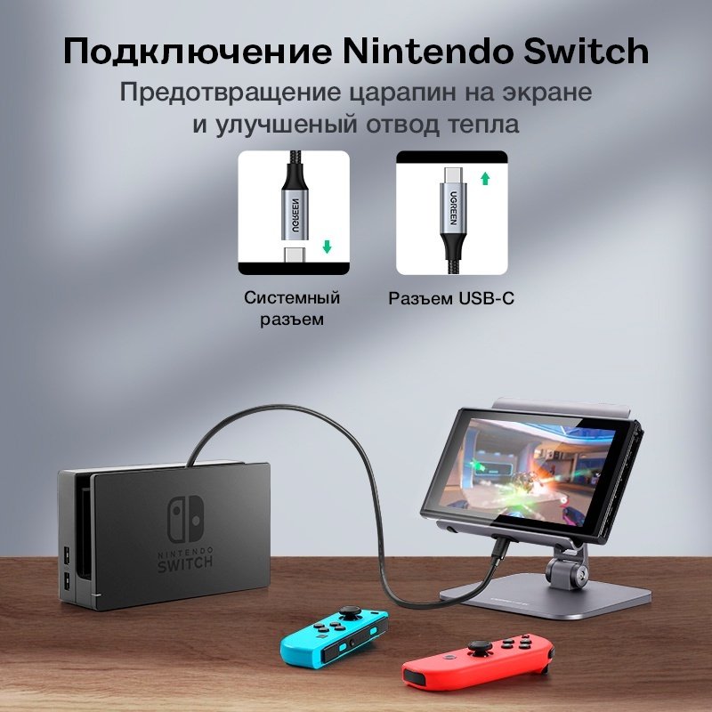 Кабель Ugreen USB Type-C - USB Type-C 1 м 30205 купить,NaN