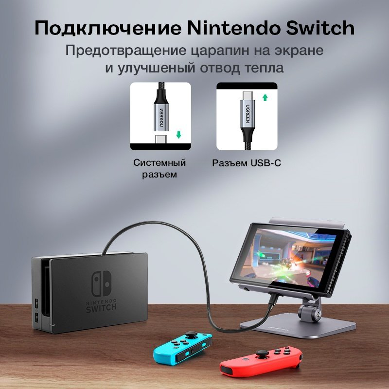 Кабель Ugreen USB Type-C - USB Type-C 1 м 30205 купить,NaN