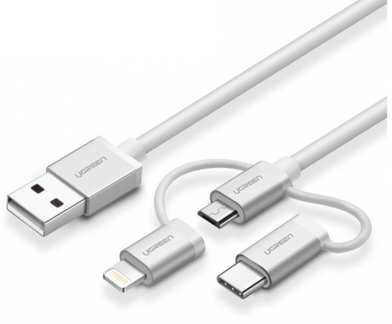 Переходник Ugreen USB 2.0 A - USB Type-C 1.5 м 50203