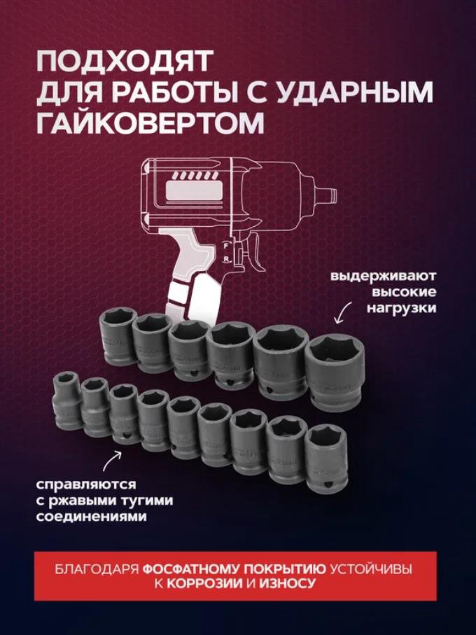 YATAFORCE набор торцевых головок 1/2 YF-50221MPB 22 шт купить,NaN