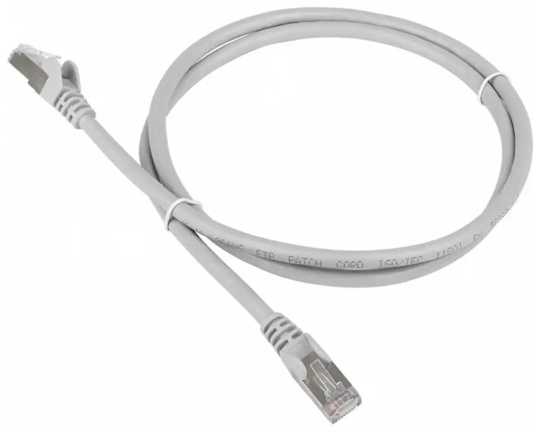 Кабель Lanmaster RJ-45 - RJ-45 5 м TWT-45-45-5.0-GY