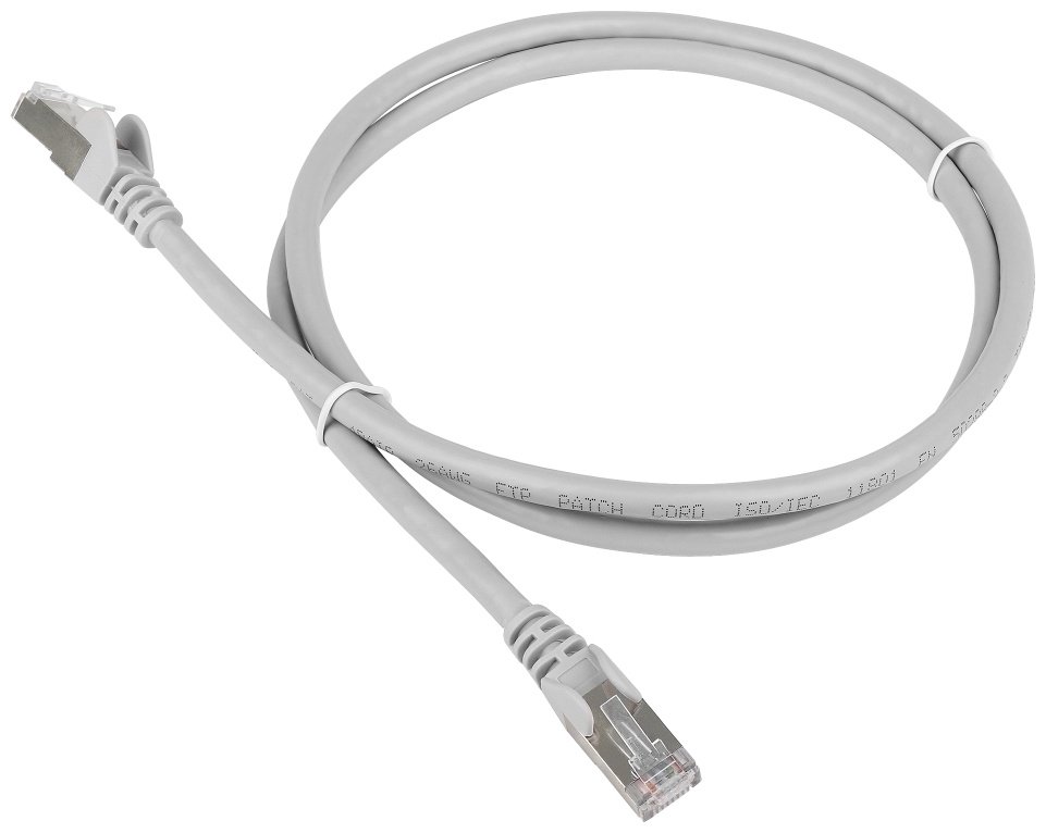Кабель Lanmaster RJ-45 - RJ-45 3 м TWT-45-45-3.0/S-GY