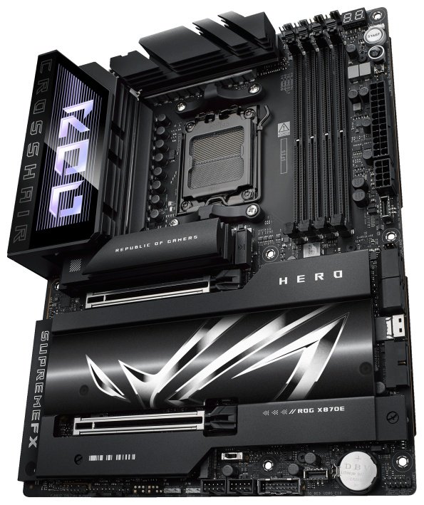 Материнская плата ASUS ROG CROSSHAIR X870E HERO - ForteMarket Материнская плата ASUS ROG CROSSHAIR X870E HERO купить,0