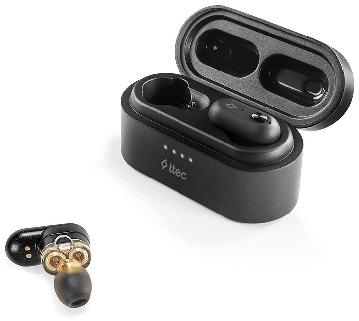 Наушники TTEC AirBeat Duo черный купить,47986