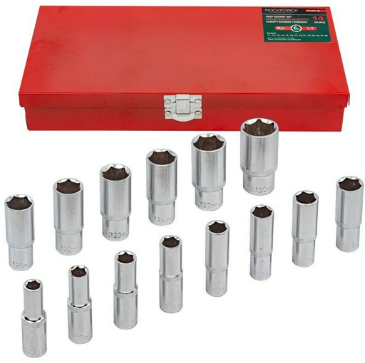 ROCKFORCE набор торцевых головок 1/2 RF-4143-5 14 шт