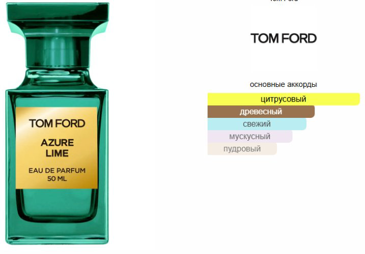 TOM FORD Azure Lime парфюмерная вода EDP 50 мл, унисекс купить,189300