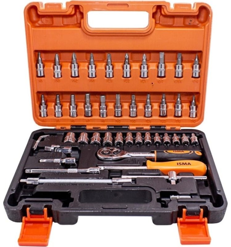 Набор инструментов универсальный 46 в 1 ISMA ISMA-2462-5 EURO купить,0