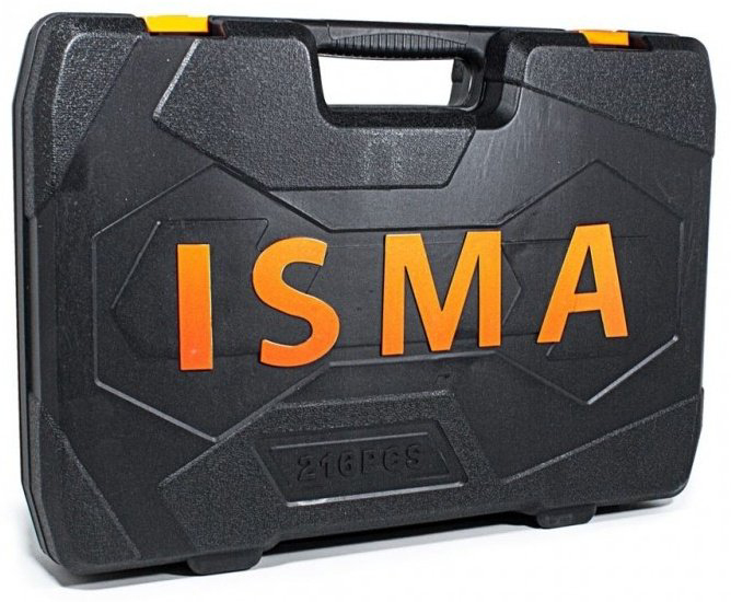 Набор инструментов автомобильный 216 в 1 ISMA 38841 купить,49980