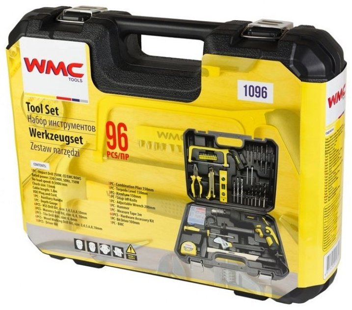 Набор строительный 96 в 1 WMC TOOLS 1096 купить,26520