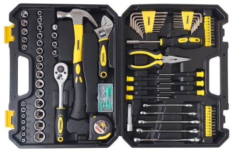 Набор универсальный 128 в 1 WMC TOOLS 30128 купить,0