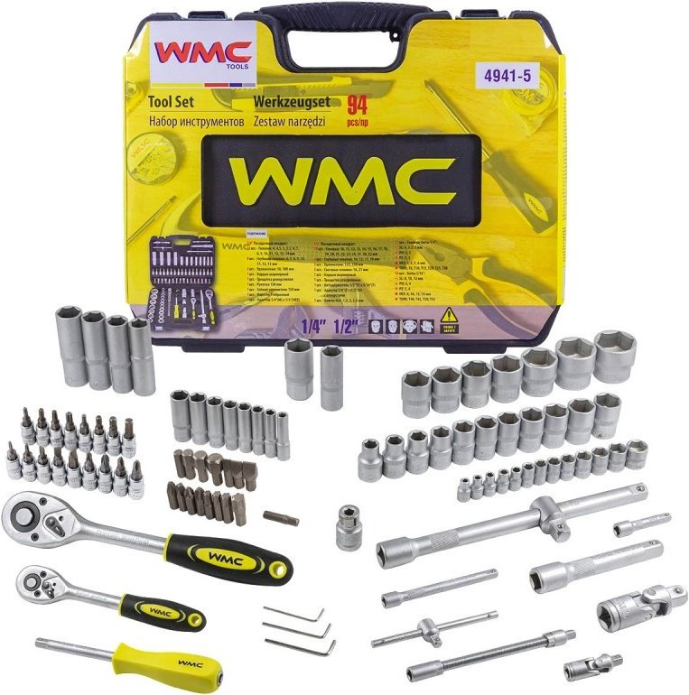 Набор универсальный 94 в 1 WMC TOOLS 4941-5 купить,NaN