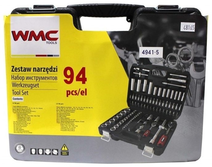 Набор универсальный 94 в 1 WMC TOOLS 4941-5