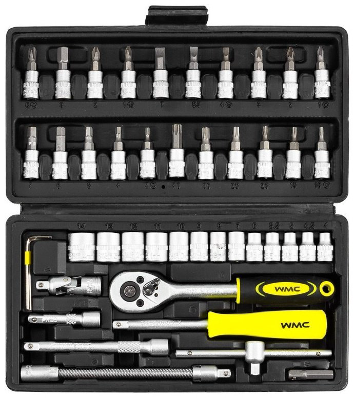 Набор универсальный 46 в 1 WMC TOOLS WMC 2462-5 купить,NaN