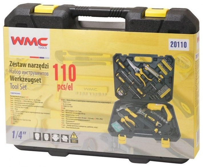 Набор универсальный 110 в 1 WMC TOOLS 20110 купить,0
