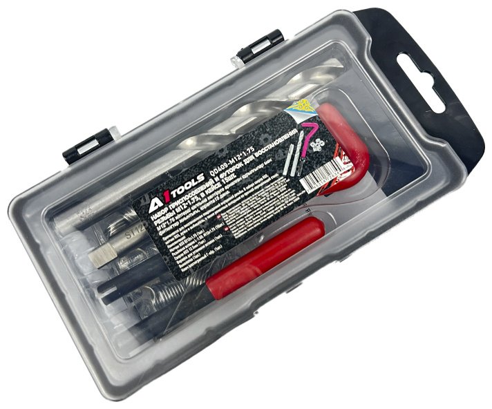 Набор инструментов и оснастки строительный 25 в 1 A1 Tools QD409-M12*175