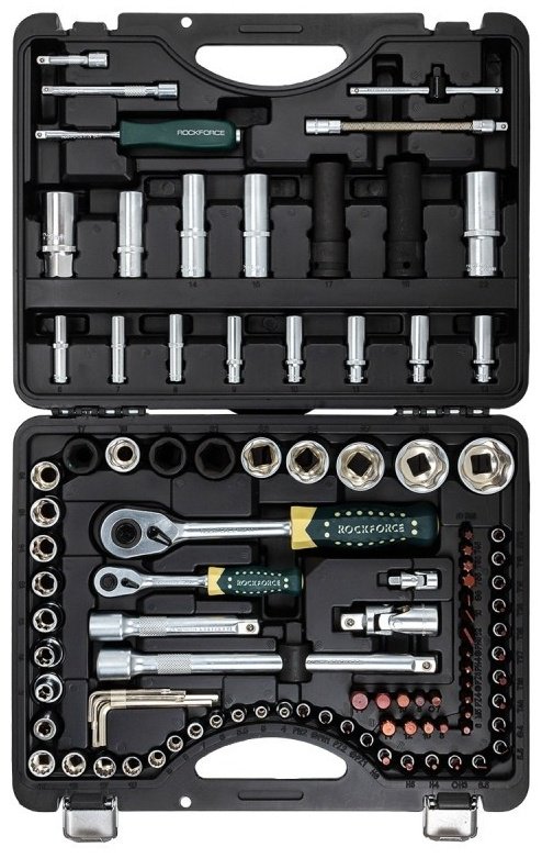 Набор автомобильный 100 в 1 ROCKFORCE RF-4941-7 Premium