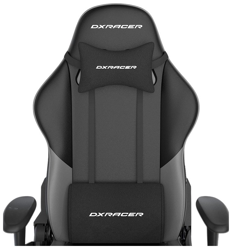 Игровое кресло DXRacer GC/LPF24LTC/NG, черный, серый