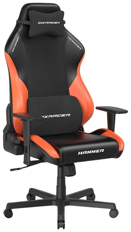 Игровое кресло DXRacer Hammer GC/LHE23LTA/NO, черный, оранжевый